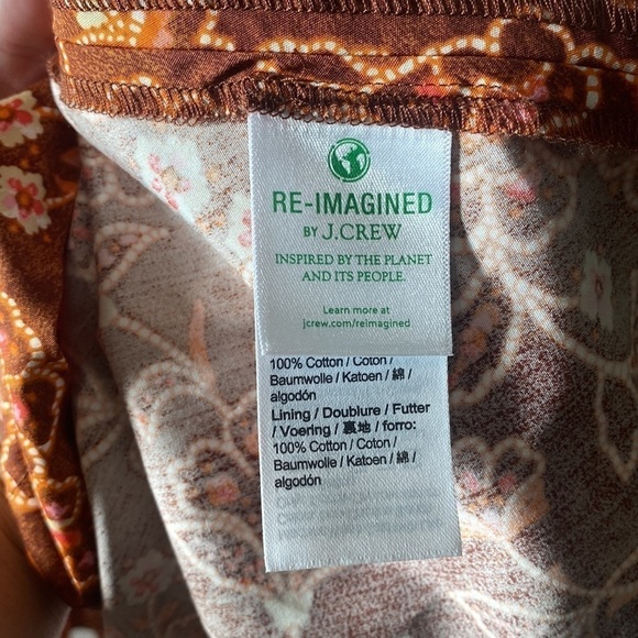 𝅺J.Crew Cross-back Ruffle-Hem Dress - Size 6 - Picture 13 of 14